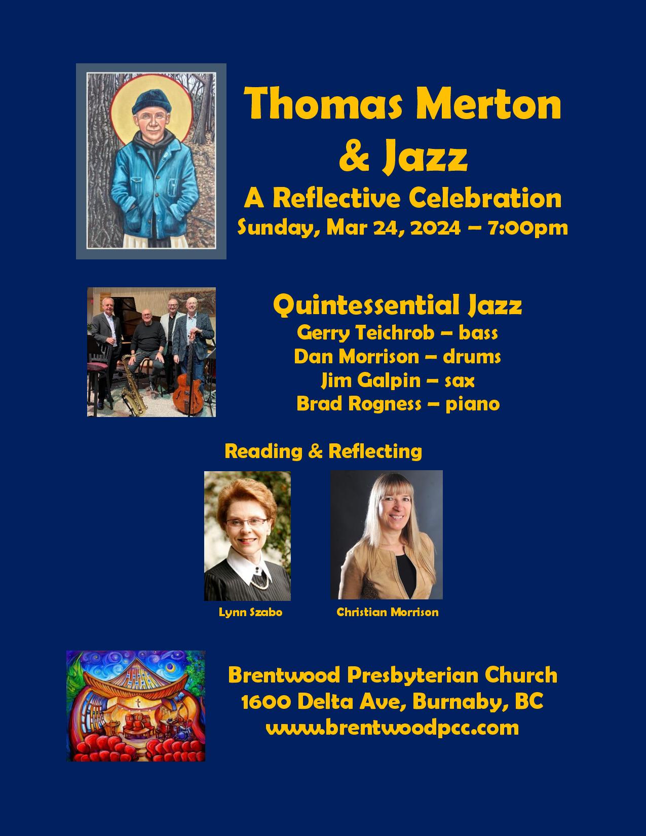 Thomas
Merton and Jazz: A Reflective Celebration